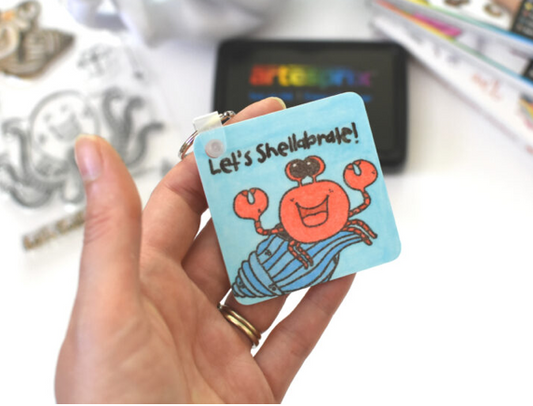 Plastic Key Chain Project with Iron-on-Ink!