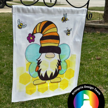 Blank of the Month Garden Flag with Heat Resistant Mask