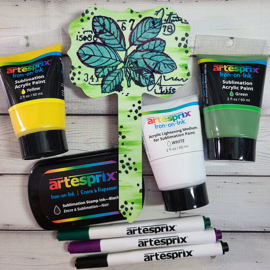 DIY Lettuce Garden Stake with Artesprix Acrylic Paints