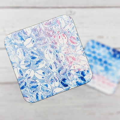 Gel Printed Sublimation Textured Coasters with Artesprix Paints