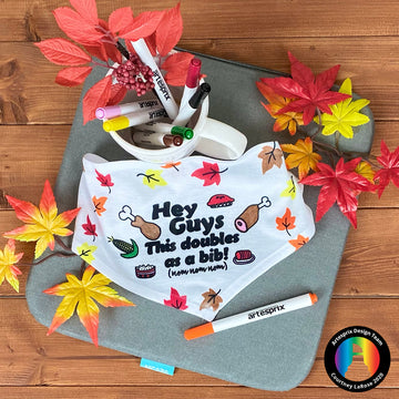 Thanksgiving Doggie Bib with Artesprix Sublimation Markers