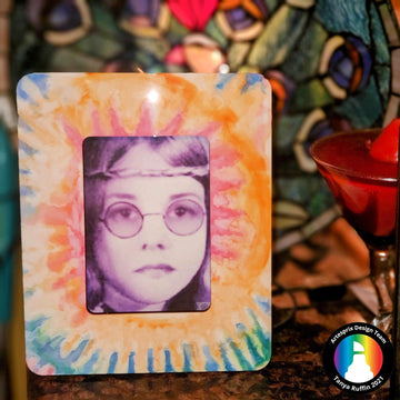Picture Frame Painting Tie Dye Design with Artesprix