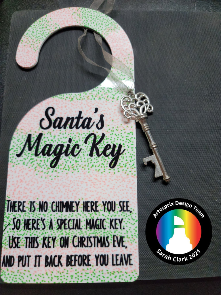 Santa Key, Magic Santa Key, Door Hanger 