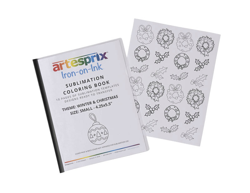 Sublimation Coloring Book: Winter & Christmas - Artesprix