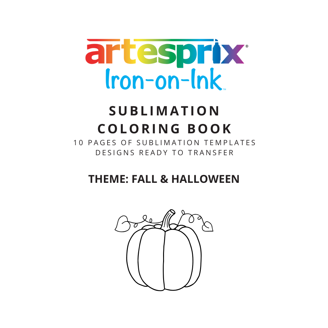 Sublimation Coloring Book: Fall & Halloween