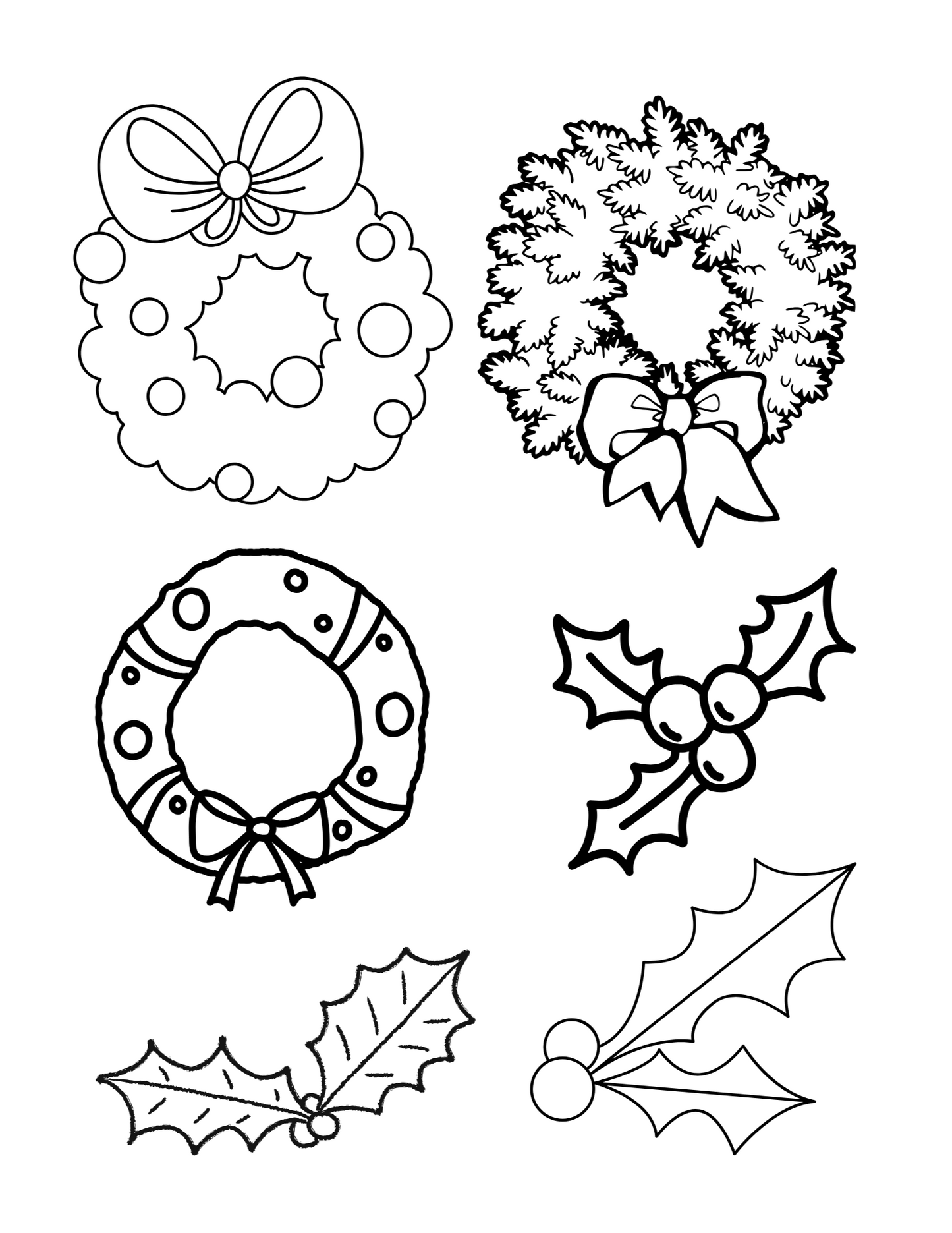 Sublimation Coloring Book: Winter & Christmas