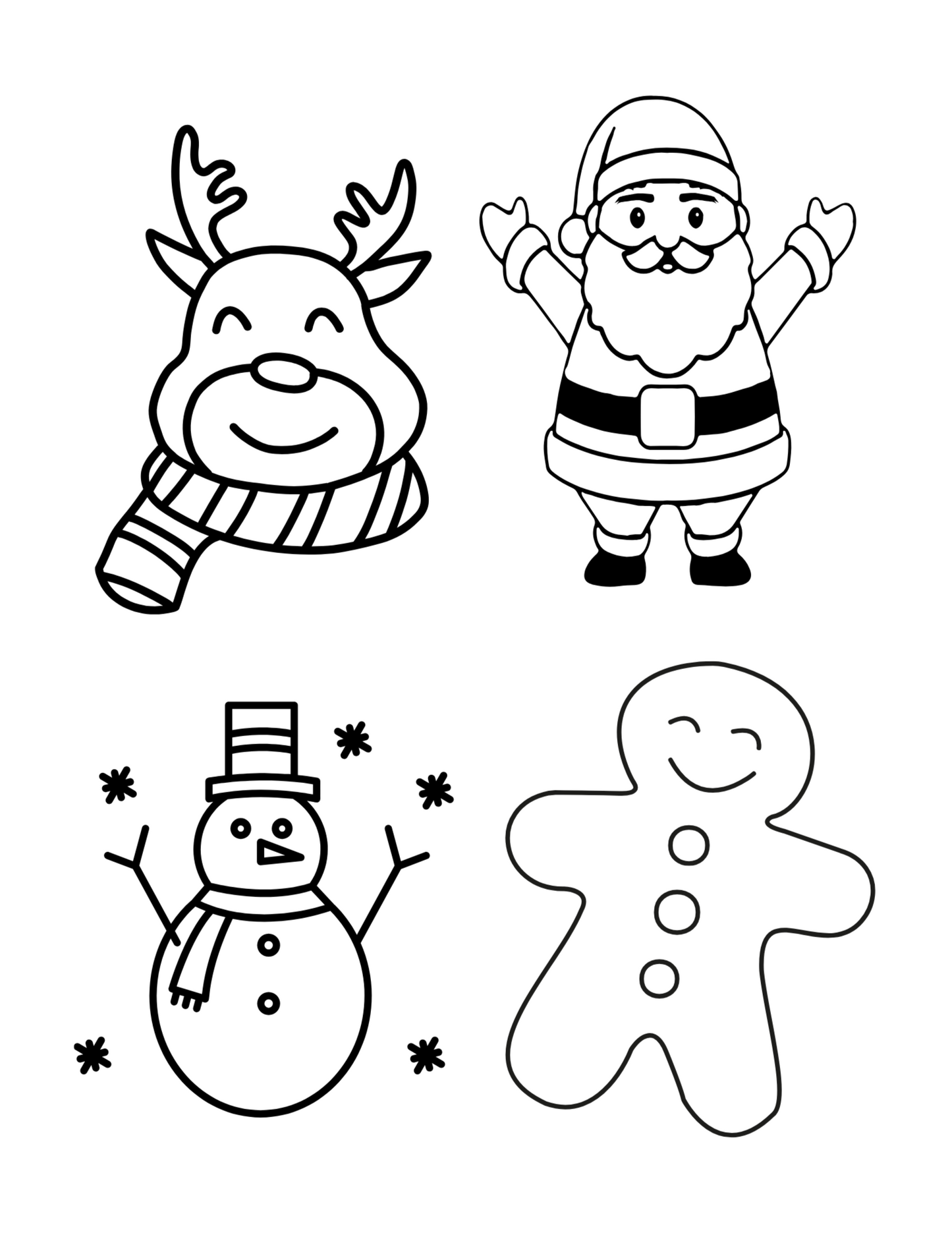 Sublimation Coloring Book: Winter & Christmas