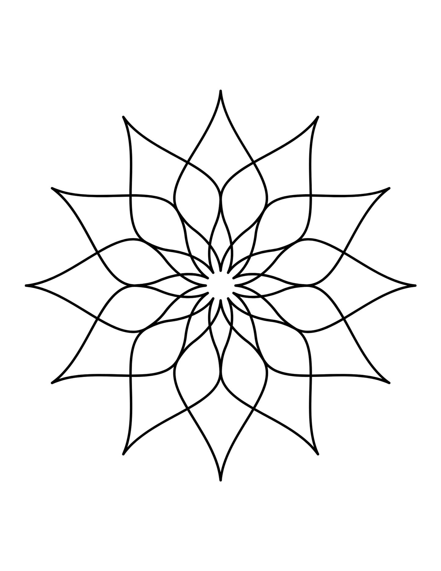 Sublimation Coloring Book: Mandala