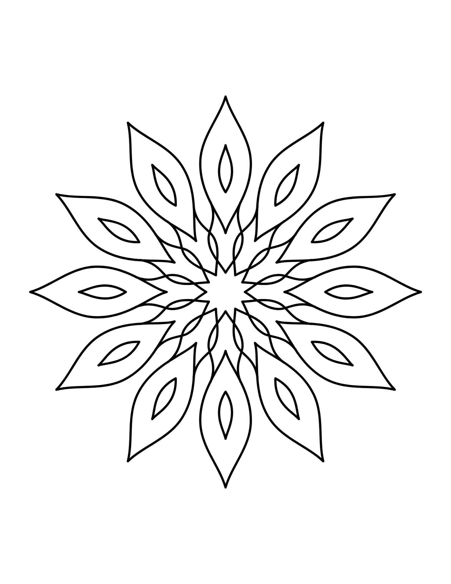 Sublimation Coloring Book: Mandala