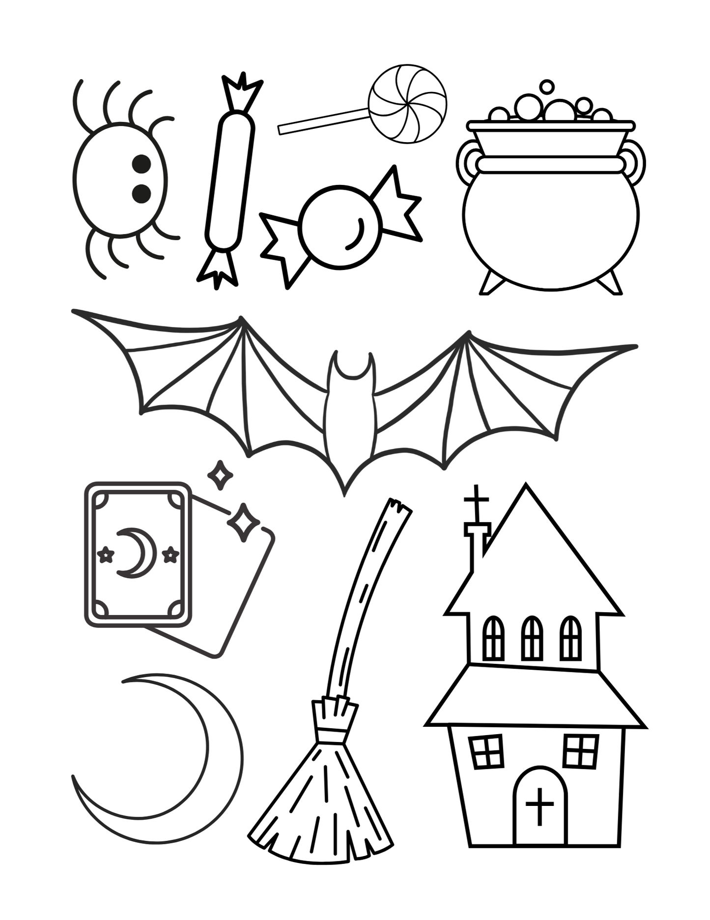 Sublimation Coloring Book: Fall & Halloween