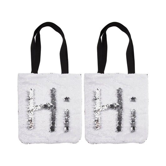 Sequin Tote Bags 2ct - Artesprix