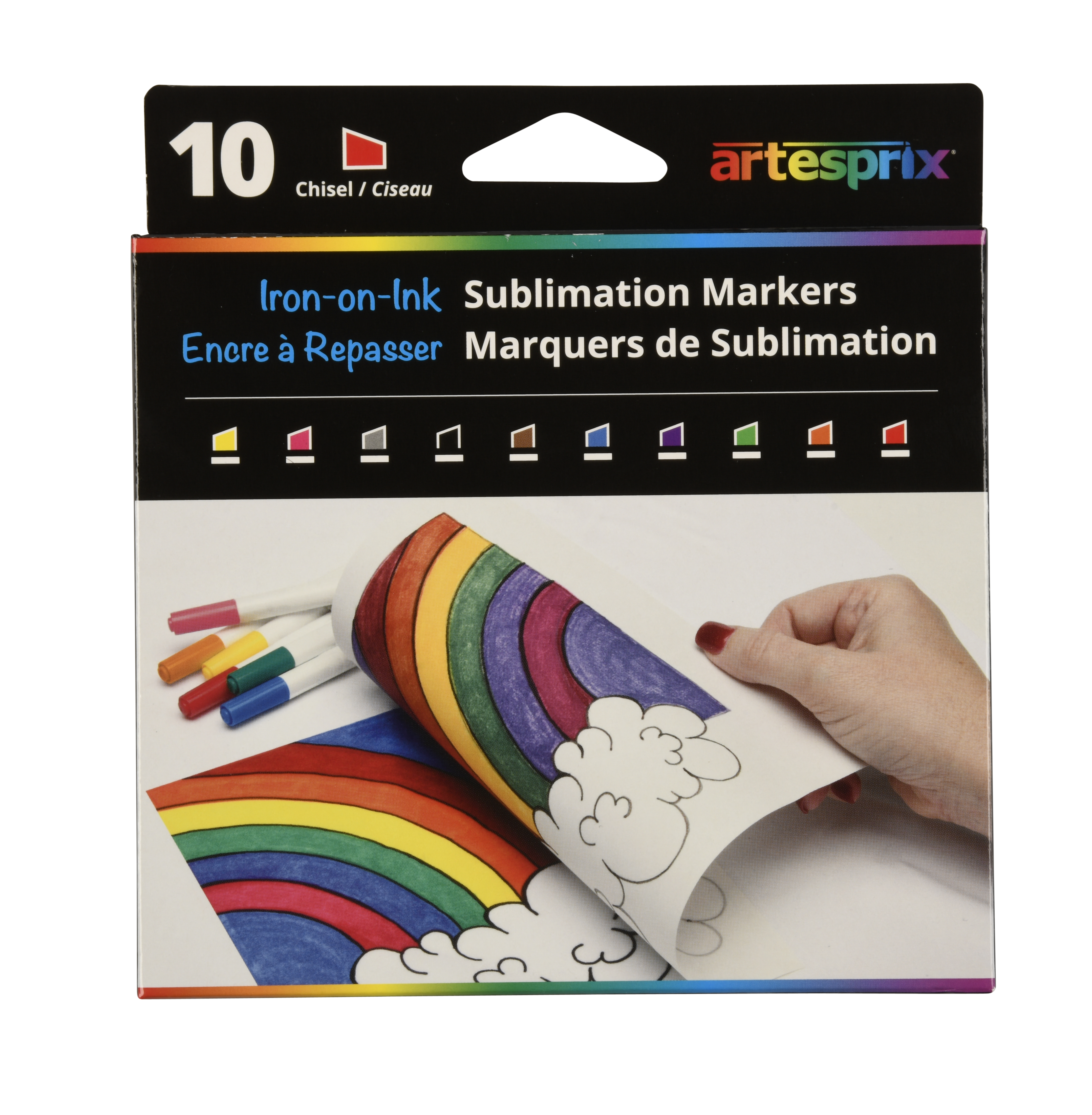 Sublimation Markers - Basic Chisel 10ct - Artesprix