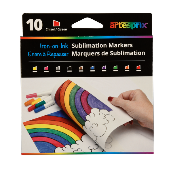 Sublimation Markers - Basic Chisel 10ct