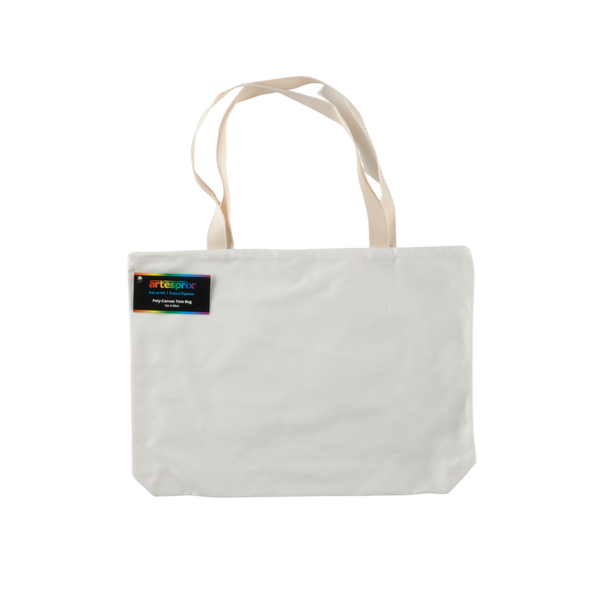 White cotton outlet tote