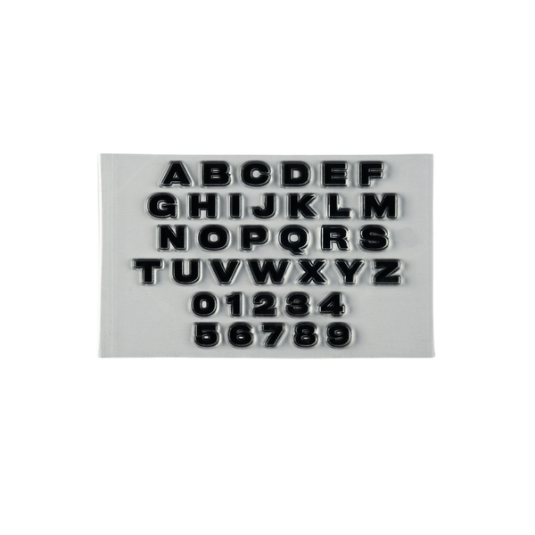 Ready Made Rubber Stamp - Alphabet Transparent Stamps