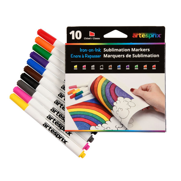 Sublimation Markers- Iron-on Heat Transfer Markers Brights for T-Shirts By  Siser
