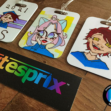 Making Anime Bag Tags with Artesprix Markers