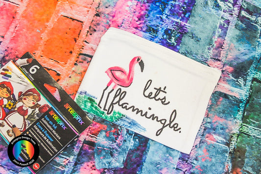 Sublimation Poly Zip Case – DIY Let’s Flamingle Theme