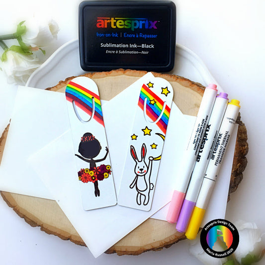 Artesprix Customized Bookmark with Artesprix Sublimation Markers!