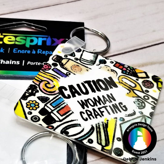 Crafty Key Chain with Artesprix