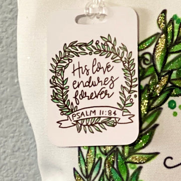 Mixed Media Bag Tag with Iron-on-Ink