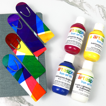 Sublimation Squeegee Bookmarks with Artesprix Paint