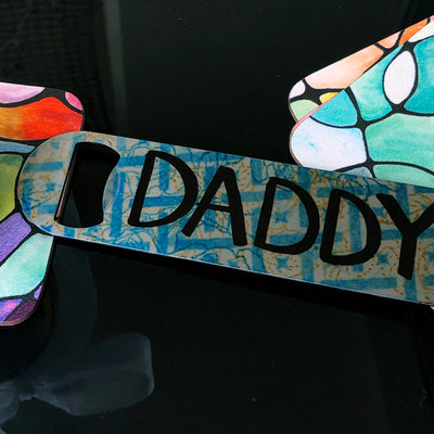 Father's Day Bottle Opener with Iron-on-Ink
