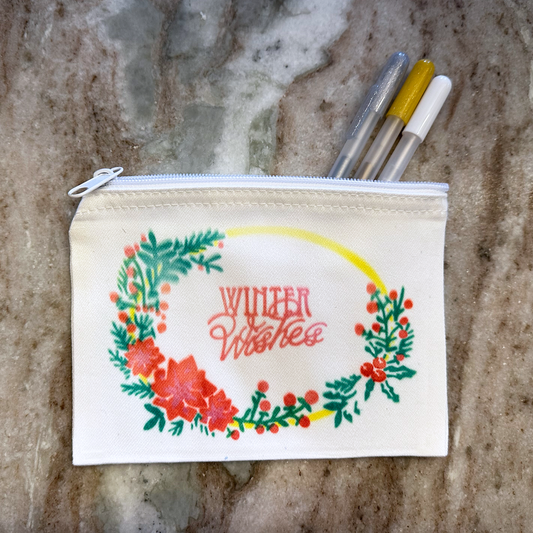 Seasonal Sizzix Sublimation Zip Case with Die Cuts & Iron-on-Ink