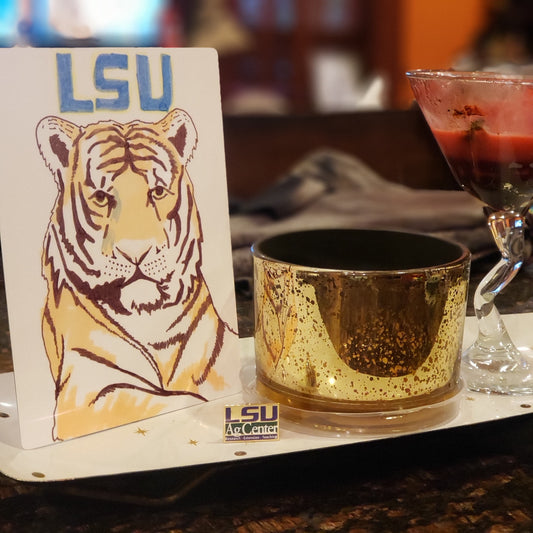 Geaux Tigers Artesprix Metal Panel