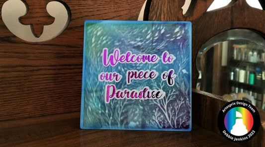 Paradise Panel with Artesprix Sublimation Stamp Pads