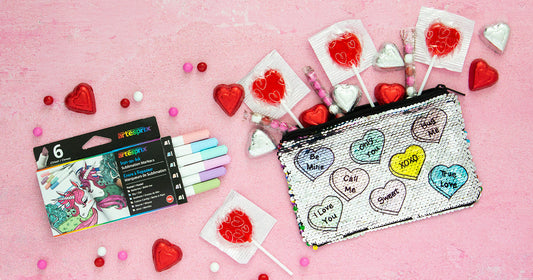 Sequin Zip Case For Valentine’s Day!