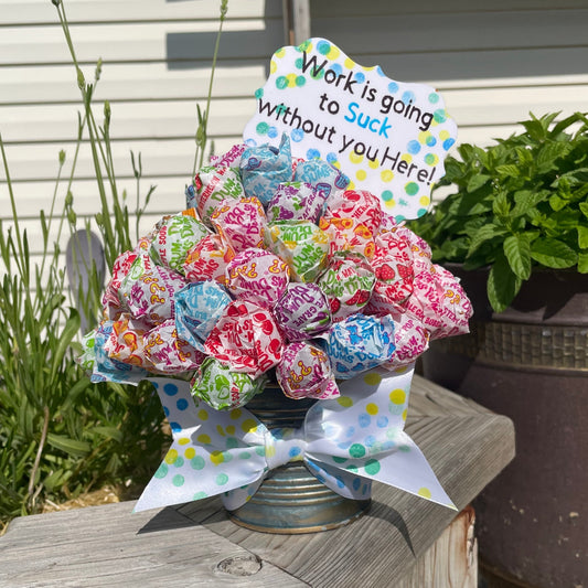 June Garden Stake Bouquet with Iron-on-Ink