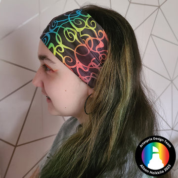 Rainbow Artesprix Iron-on-Ink Hero Arts Headband