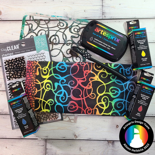 Rainbow Artesprix Iron-on-Ink Hero Arts Headband