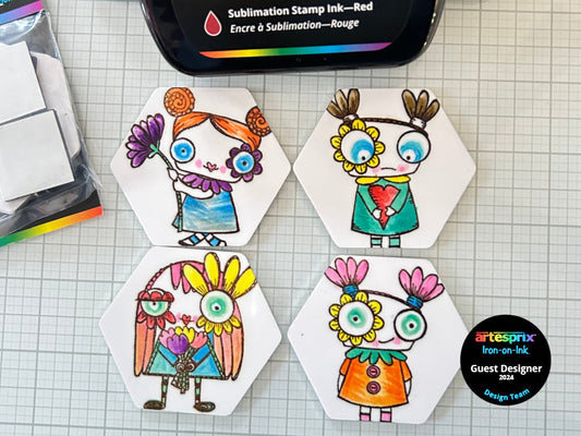 AALL & Create Blooming Magnets with Sublimation Ink Pads