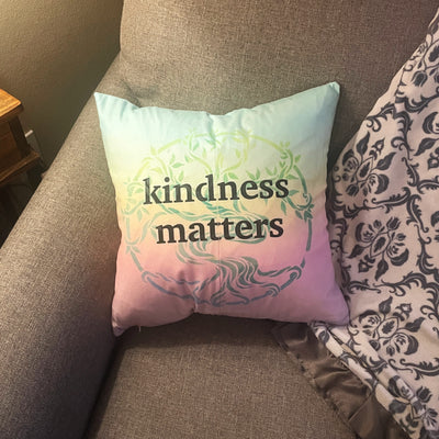 Kindness Matters Artesprix Ombre Pillow Case
