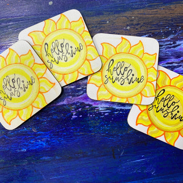 Endless Summer Iron-on-Ink Coasters