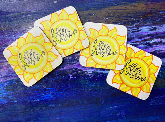 Endless Summer Iron-on-Ink Coasters