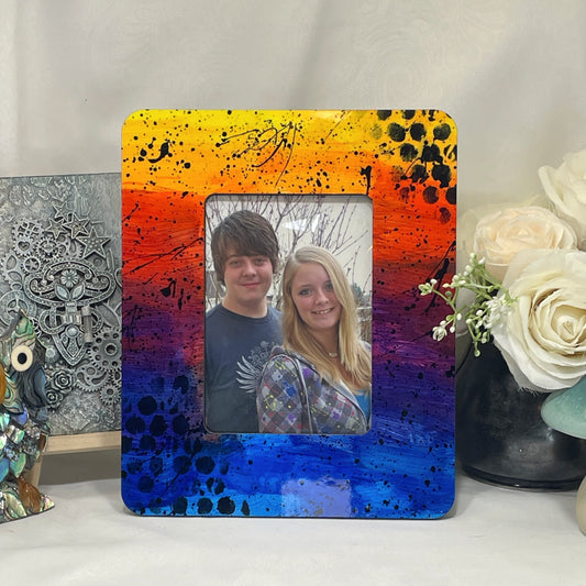 Sublimation Splatter Paint Picture Frame