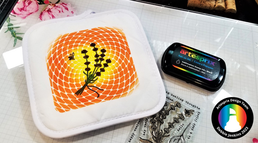 Custom Hero Arts Potholder with Iron-on-Ink