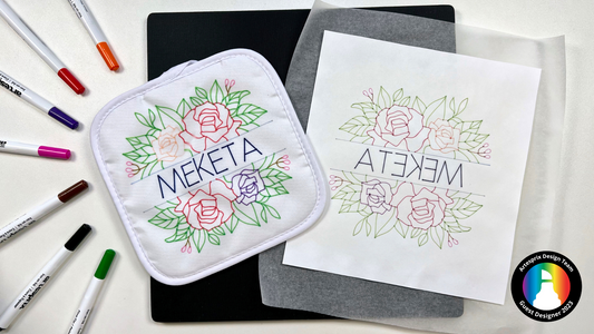 Personalized Potholder with Artesprix Markers & Cricut Joy Xtra