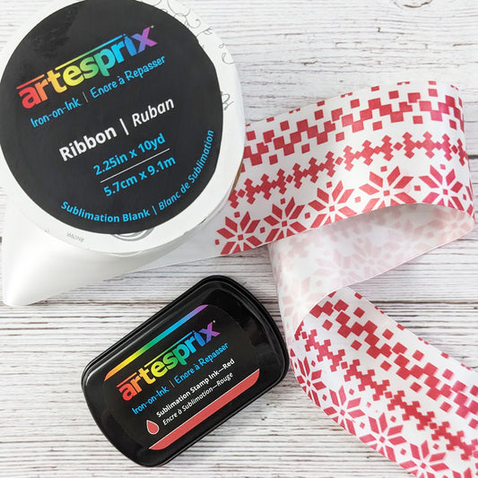 Sublimation Dyed Ribbon for the Holidays!