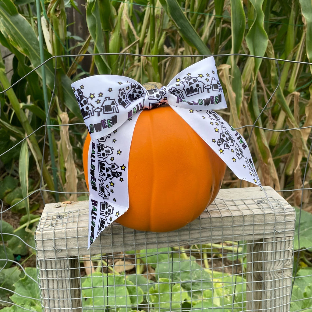 Spooky Satin Sublimation Ribbon with Iron-on-Ink | Artesprix