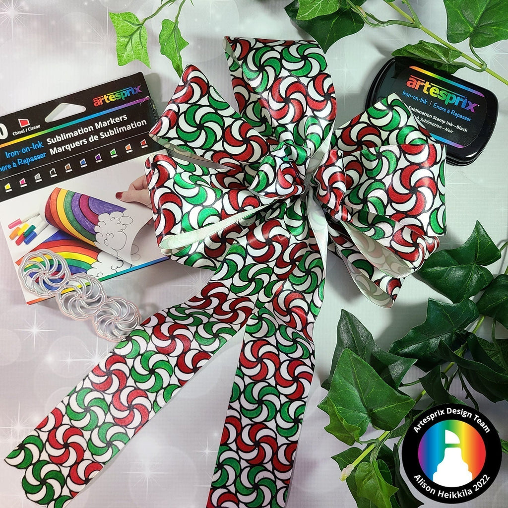 Itnik Ribbon Iron-on-Ink Blank of the Month Satin Ribbon | Artesprix