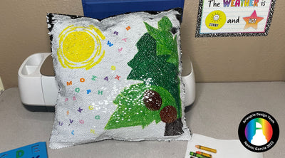 Sensory Sublimation Sequin Pillow Case for the Classroom