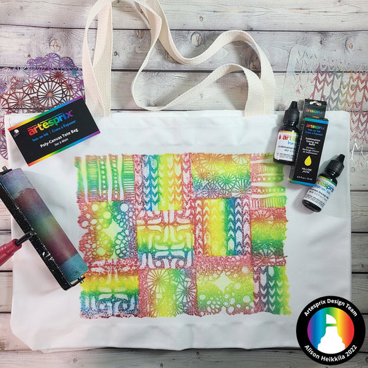 Stampenous Sublimation Paint Artesprix Tote Bag