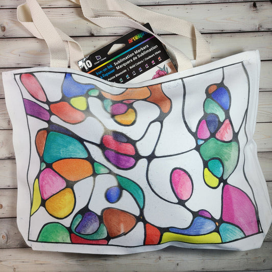 Iron-on-Ink Neurographic Artesprix Tote Bag