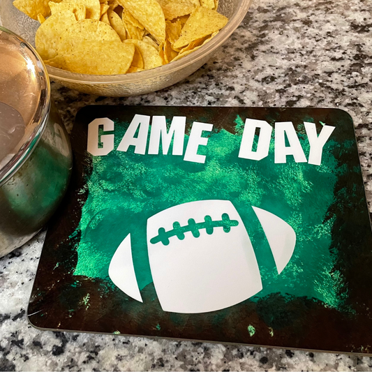 DIY Game Day Trivet with Artesprix Mask & Paint