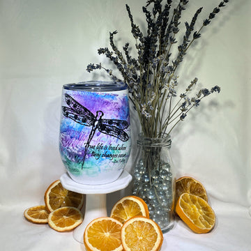 Dragonfly Sublimation Tumbler with Sublimation Craft Inks