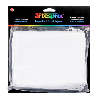 Canvas Zip Case 3ct - Artesprix